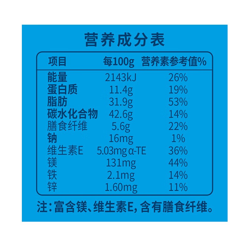 洽洽 美味营养好吃不腻坚果早餐好选择 益生菌每日坚果 175g*7袋装