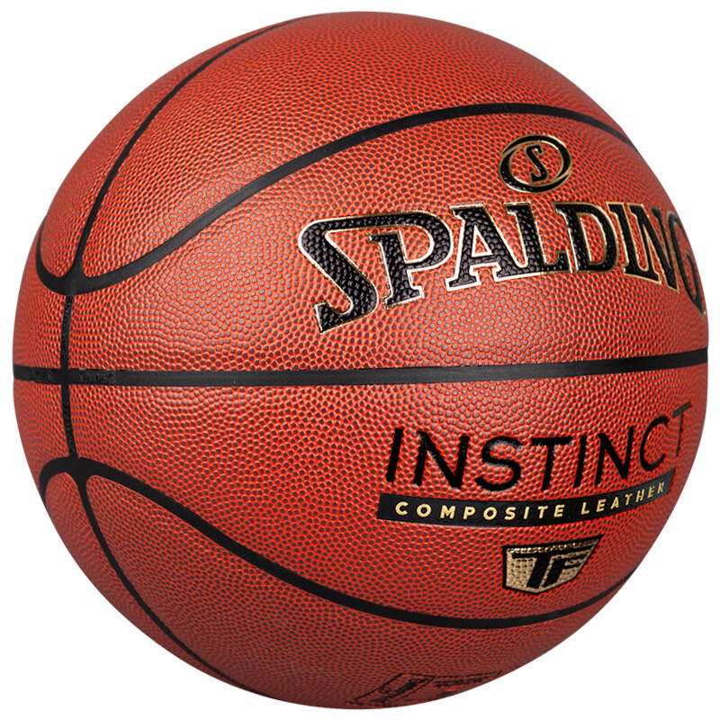 斯伯丁（SPALDING）篮球TF传奇金色经典赛事室内外7号标准篮球PU皮耐磨77-228Y
