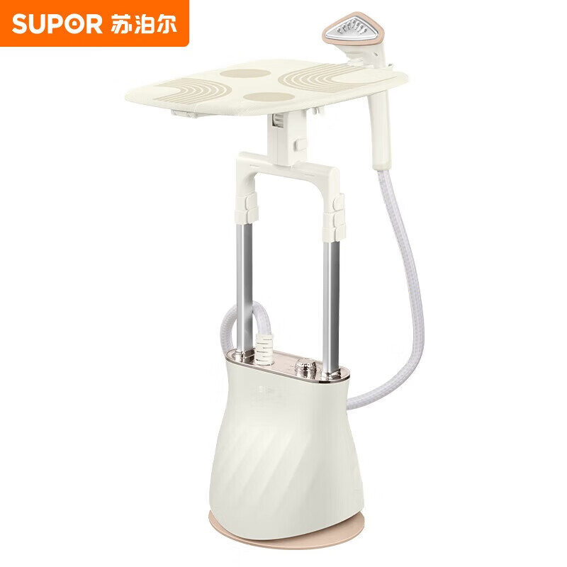 苏泊尔（SUPOR）挂烫机家用挂式熨烫机35S出蒸汽除皱杀菌电熨斗双杆熨烫三向调节熨衣机GU-401C 