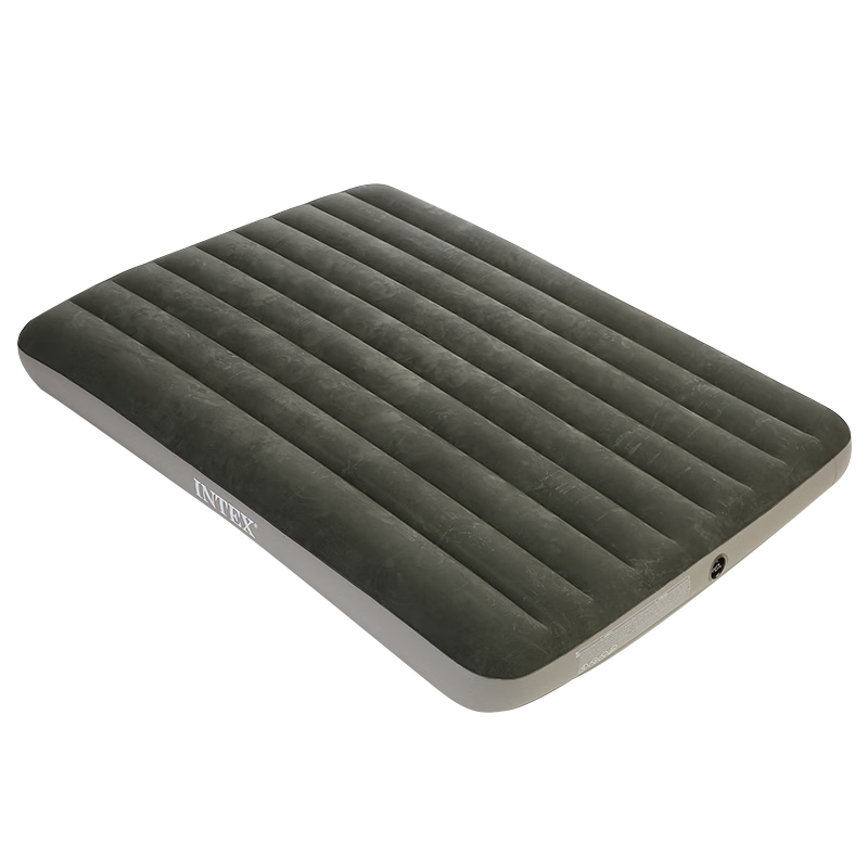 INTEX 64109充气玩具床露营户外防潮垫 家用睡垫陪护双人加大折叠床 152*203*25CM双人加大含电泵