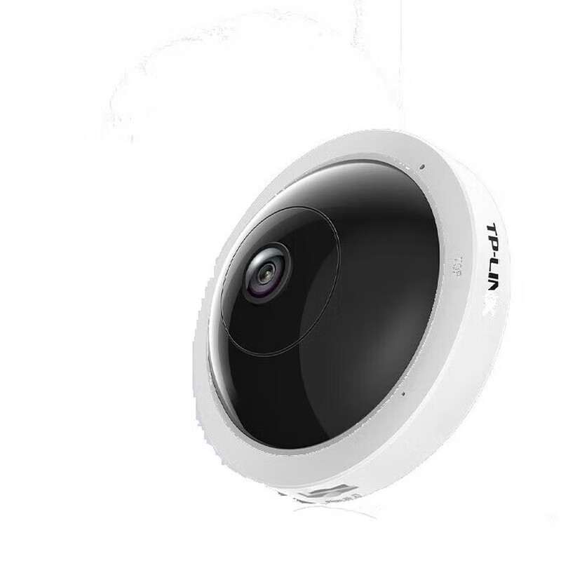 TP-LINK家用摄像头 360度高清全景无线摄像机 500万图像传感器鱼眼摄像头 可对话手机远程 TL-IPC55AE 