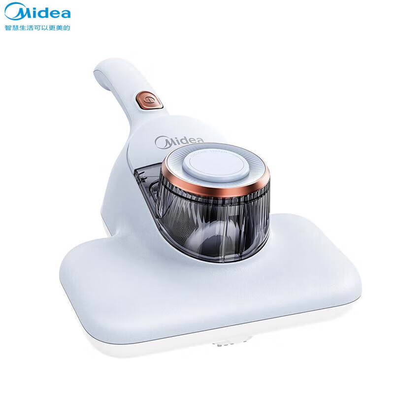 美的(Midea) 除螨仪 双电机强吸力高频拍打 热风干爽 UV紫外线家用床铺沙发除螨有线吸尘MT1 