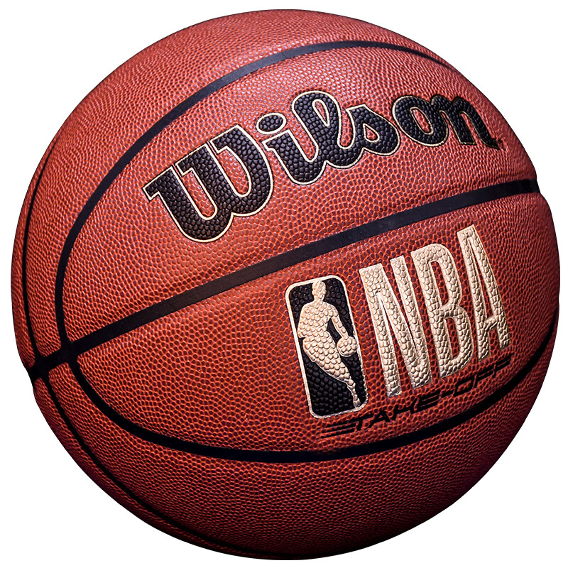 威尔胜（Wilson）篮球 NBA比赛室内外耐磨PU防滑蓝球7号 TAKE-OFF系列-实战利器801