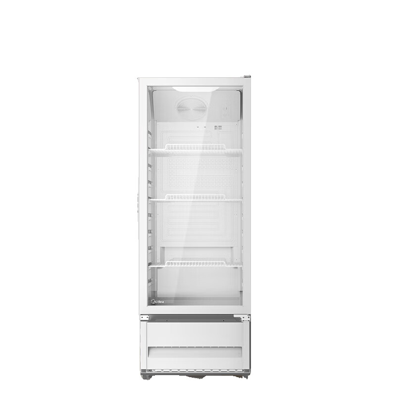 美的（Midea）立式单门家用商用展示柜 冷藏饮料茶叶保鲜柜 啤酒冷饮玻璃门冰柜 SC-318GM 