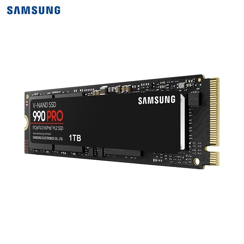 三星SSD固态硬盘M.2接口NVME台式机/笔记本电脑固态硬盘m2 990PRO 1T丨NVMe PCIe 4.0