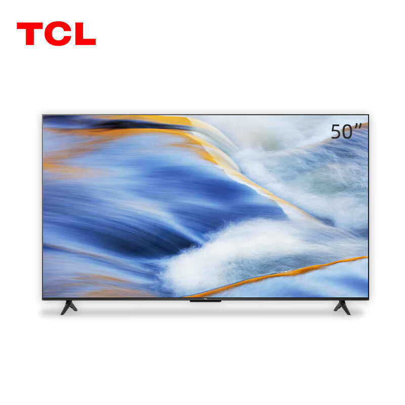 TCL 50G60E 50英寸 4K超高清电视 2+16GB 双频WIFI 远场语音支持方言 家用商用电视  