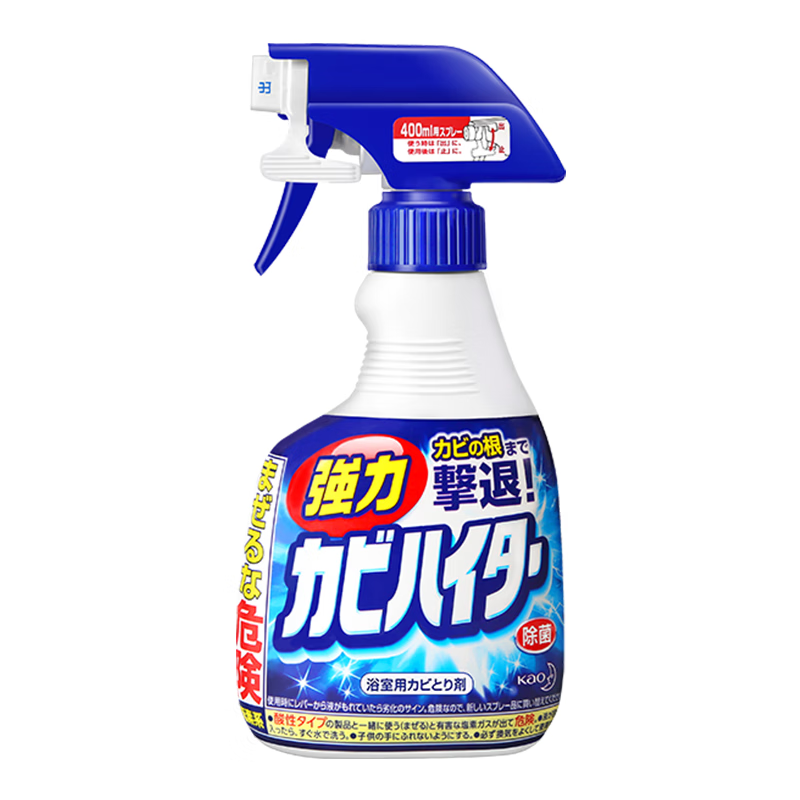花王（KAO）强力除霉清洁剂400ml 浴室墙面墙体除霉喷雾啫喱瓷砖卫浴清洁洗剂 【除霉喷雾】400ml