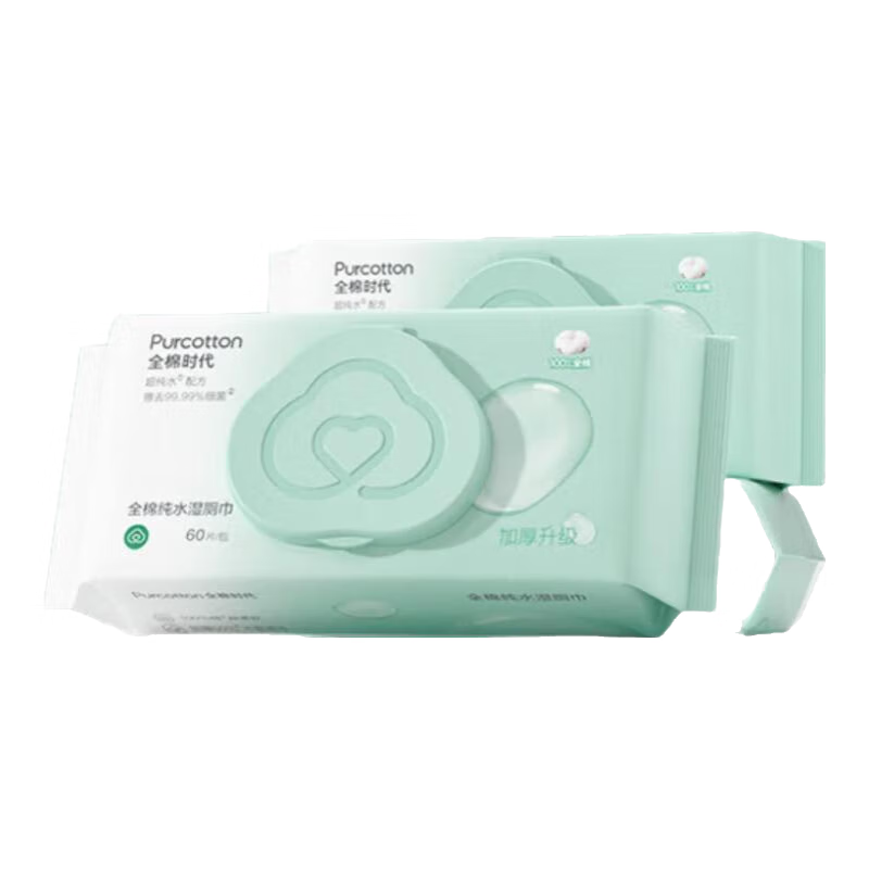 全棉时代 湿厕巾60抽*3包PPC24700005
