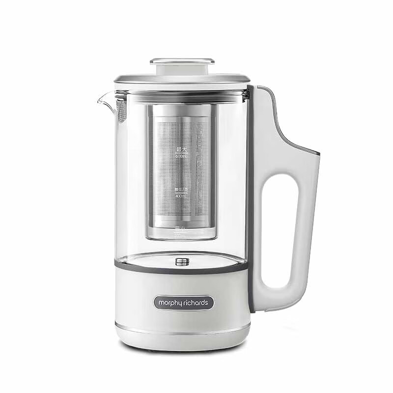 摩飞 养生壶 分体便携式迷你煮茶器 烧水壶 小型办公室家用 多功能煮茶壶热水壶 MR6085 典雅白 MR6085 典雅白