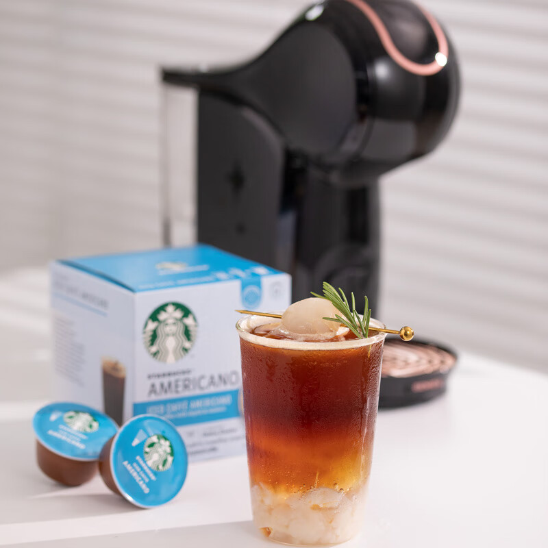 星巴克(Starbucks)多趣酷思胶囊咖啡12粒 冰美式黑咖啡大杯
