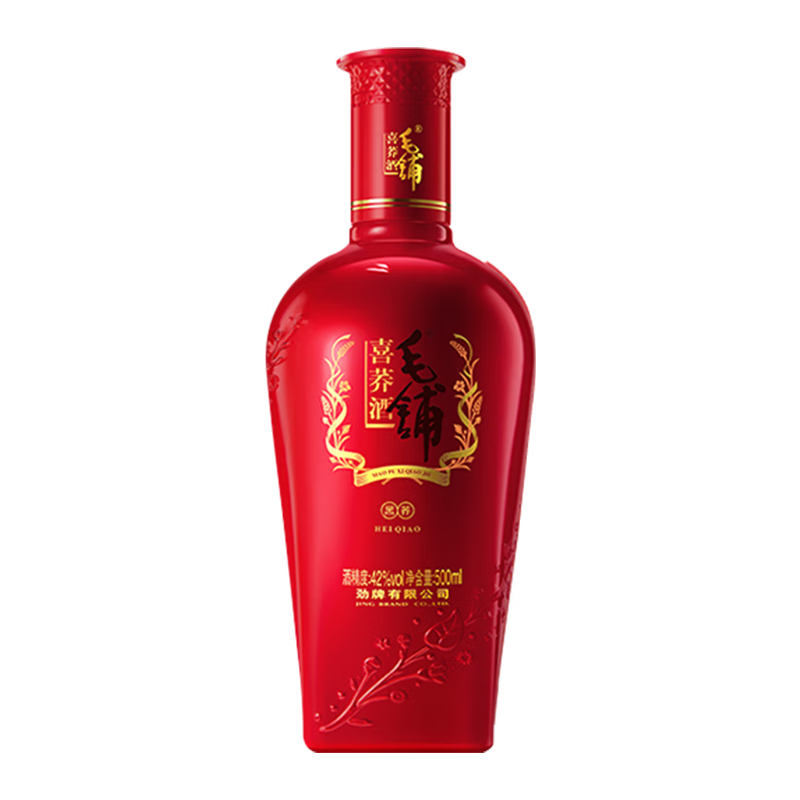 劲牌 毛铺苦荞酒  喜荞酒黑荞 42度 500ml 单瓶装 42度 500mL 1瓶 喜黑荞单瓶
