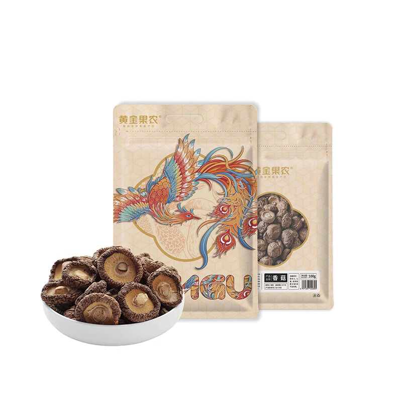黄金果农  香菇100g