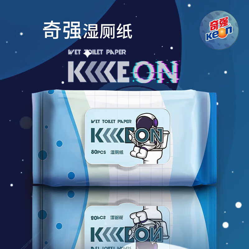 奇强 QQSCD170湿厕纸80片/4包/组 