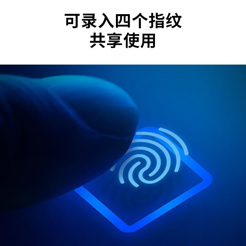 三星移动固态硬盘 三防移动硬盘 迷你纤薄便携 全国联保 T7 Touch USB3.2 经典黑指纹识别 500G