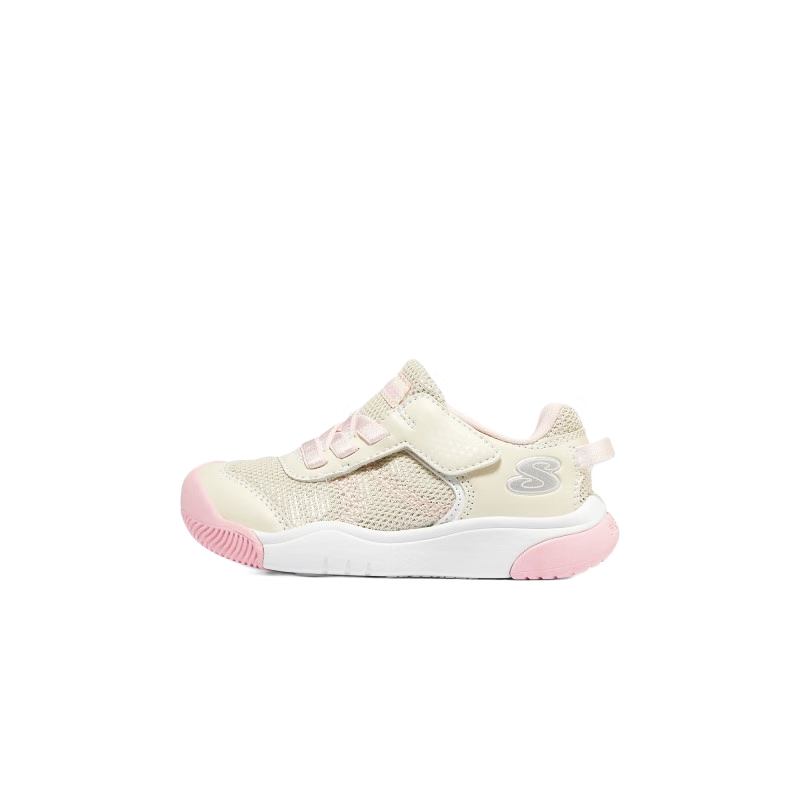 Skechers斯凯奇童鞋女童宝宝鞋子透气舒适小童学步鞋运动鞋302820N NTPK自然色/粉红色26