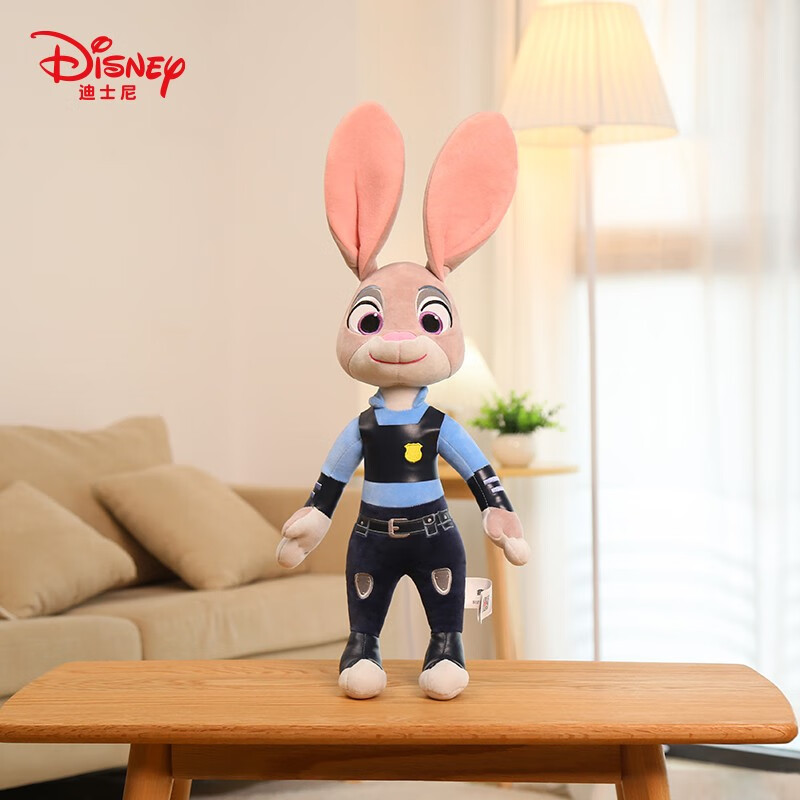迪士尼（Disney）兔子毛绒玩具抱枕公仔六一儿童节礼物送女友情人节礼物女生生日礼物女 12号疯狂动物城朱迪 兔子朱迪警官-经典款40cm