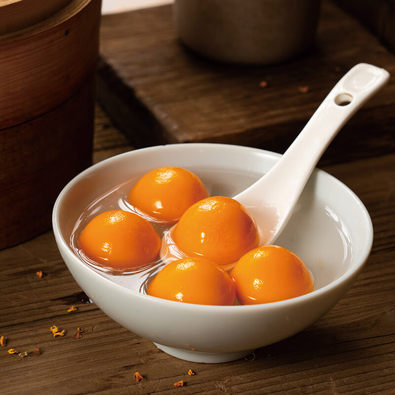 缸鸭狗 1926 蛋黄流沙小汤圆144g*2 24只 中华老字号 网红 小圆子奶茶甜品 蛋黄流沙小汤圆144g*2