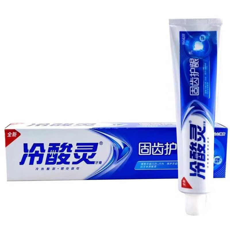 冷酸灵口腔护理牙膏 沁心薄荷香型清新口气固齿护龈牙膏180g*1支 