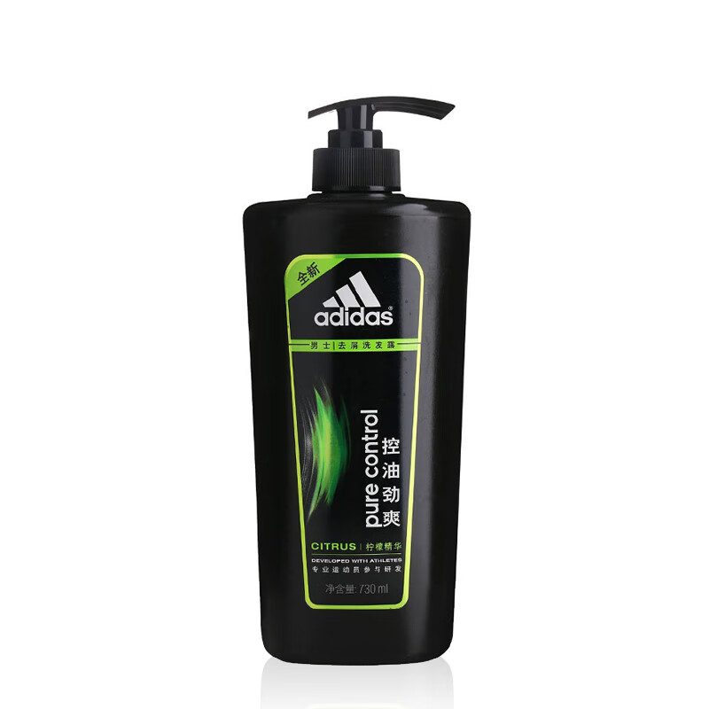 阿迪达斯 （adidas）男士沐浴洗发套装 控油去屑洗发水730ml+激情沐浴露600ml洗护套装
