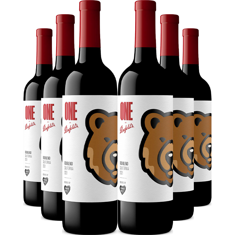 奔富奔富一号加州混酿红葡萄酒750ML（六瓶装）Nigo联名 