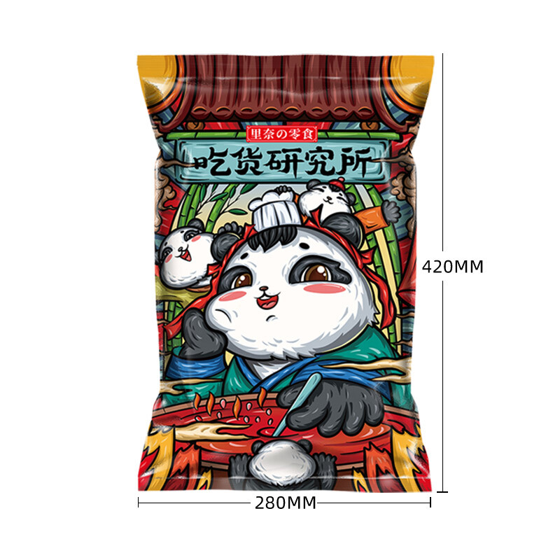 里奈の零食里奈零食吃货研究所零食大礼包80包麻辣小吃肉类休闲零食辣条礼品