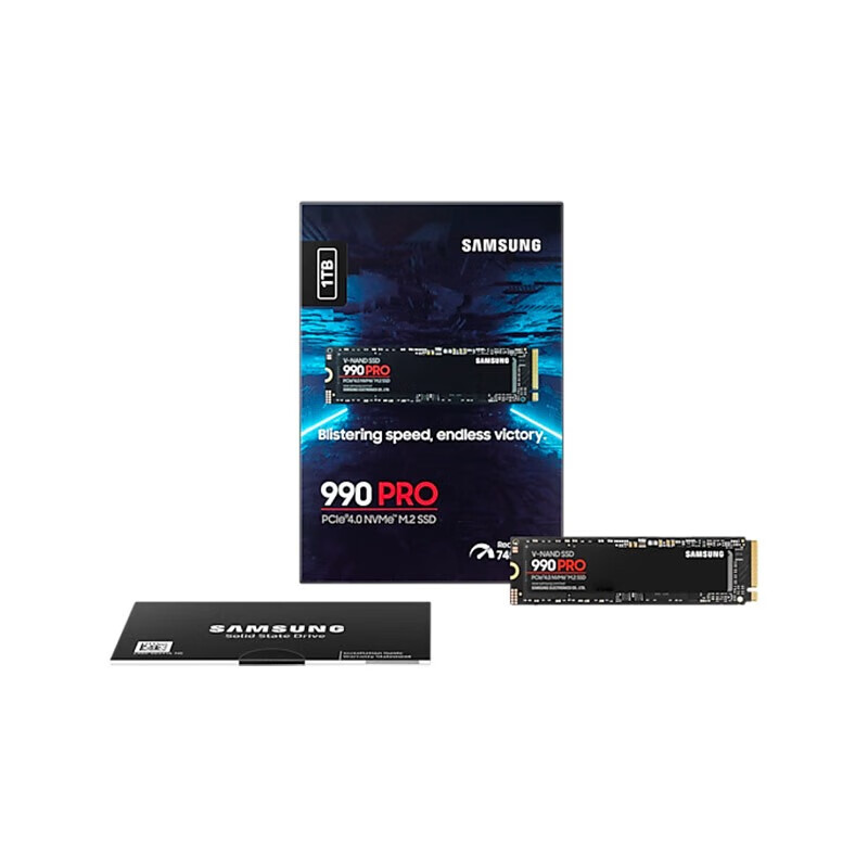 三星990PRO固态硬盘 NVMe M.2适用笔记本PS5台式机PCIe4.0x4 990PRO 2T