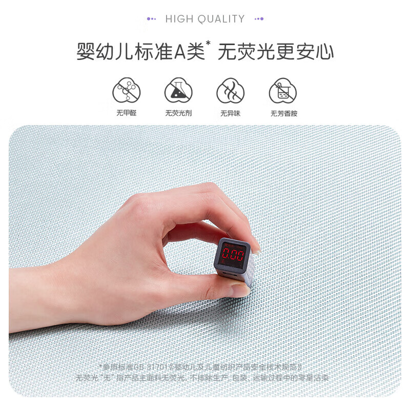 罗莱儿童 星光闪耀A类冰藤席凉席双人三件套蓝色150*200*30 【床笠款】星光闪耀150*200【三件套】