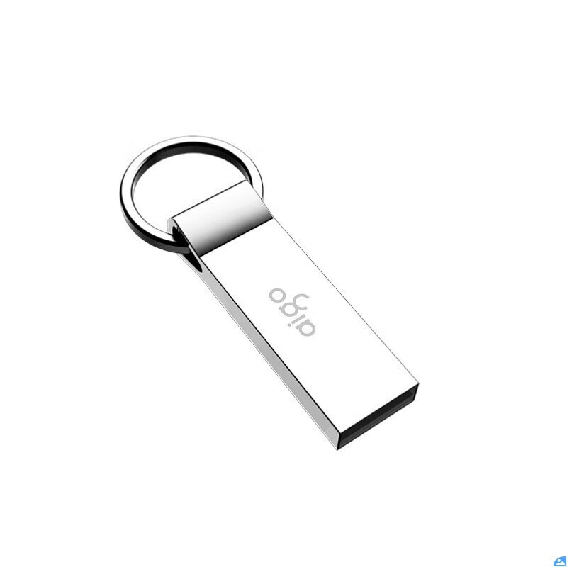 爱国者（aigo） USB2.0 U盘 U210 金属U盘 车载U盘 银色 一体封装 防尘防水 64G标配