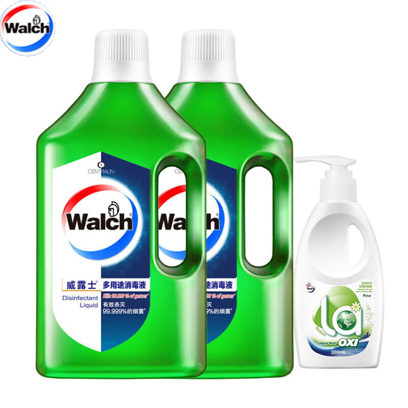 威露士 多用途消毒液1.5L*2+内衣净300g 抑菌除螨 消毒杀菌 消毒液1.5L*2+内衣净300g 