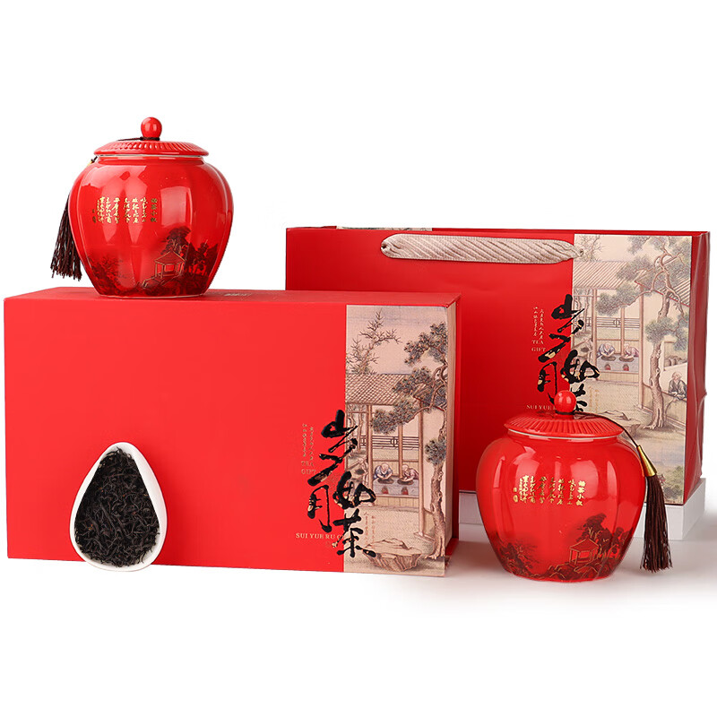唐朴红茶武夷山正山小种特级250g 茶叶礼盒装岁月如茶春茶高端送礼品 【岁月如茶】特级正山小种250g