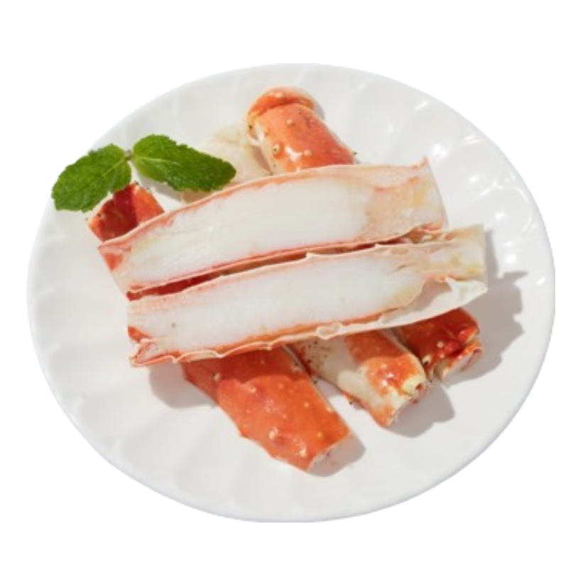 京东超市 海外直采冷冻帝王蟹腿 400g 蟹腿切片 盒装 高端食材 蟹类 海鲜 