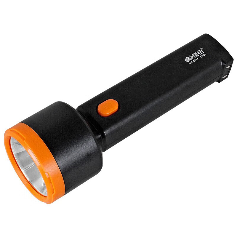 康铭LED强光手电筒 聚光远射手电 户外备用照明 颜色随机 5W KM-8911 其他