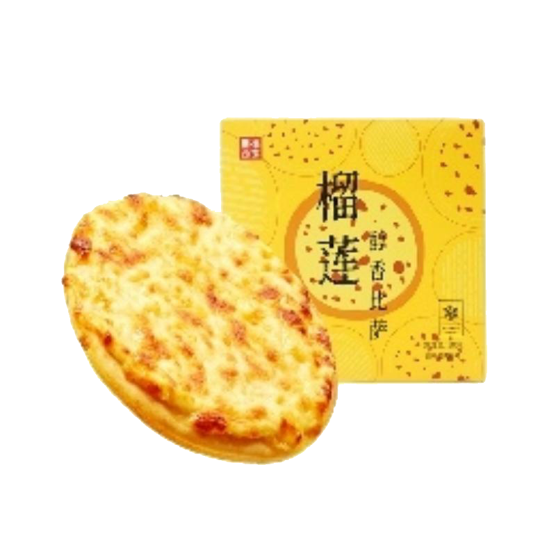 幸福西饼 醇香榴莲披萨 180g/盒 6英寸 自烤儿童早餐半成品空气炸锅食材 纯果肉-金枕榴莲披萨