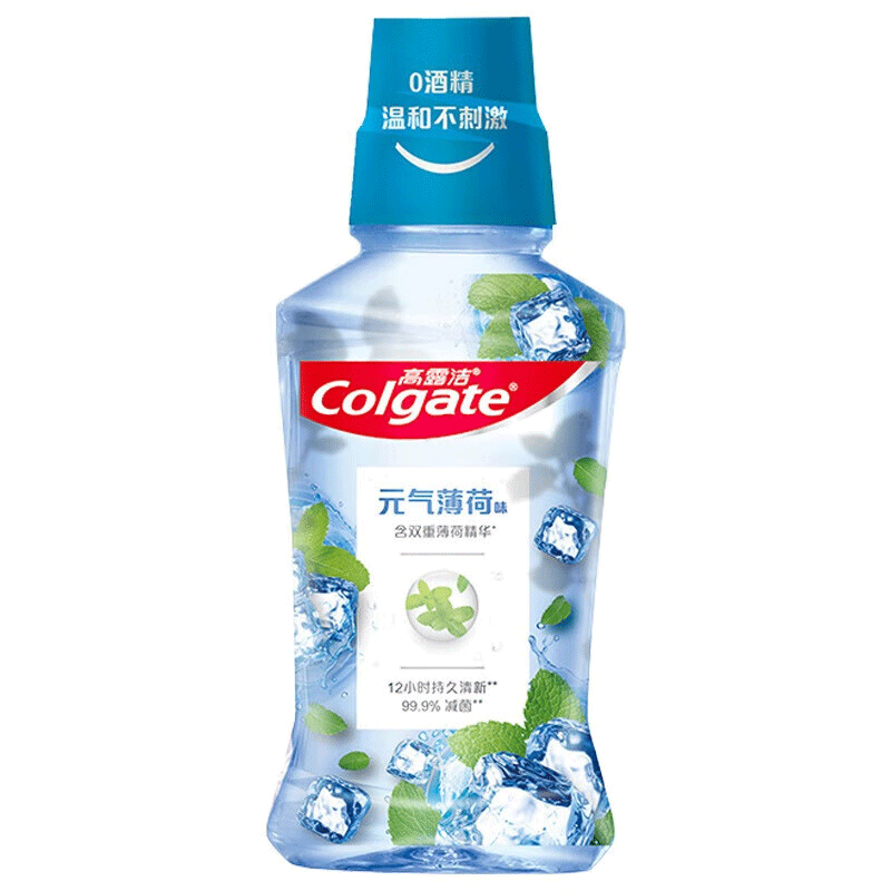 高露洁（Colgate）漱口水【元气薄荷味漱口水250毫升】持久清新 洁净口腔 