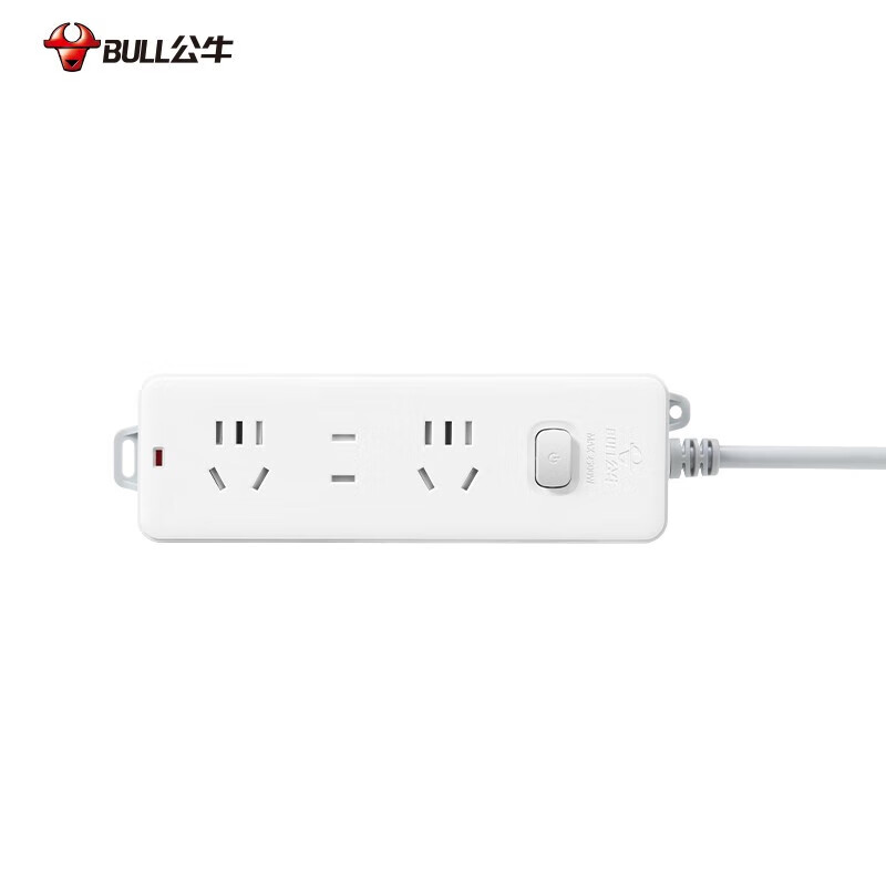 公牛 GN-210 3位总控开关排插 1.8米