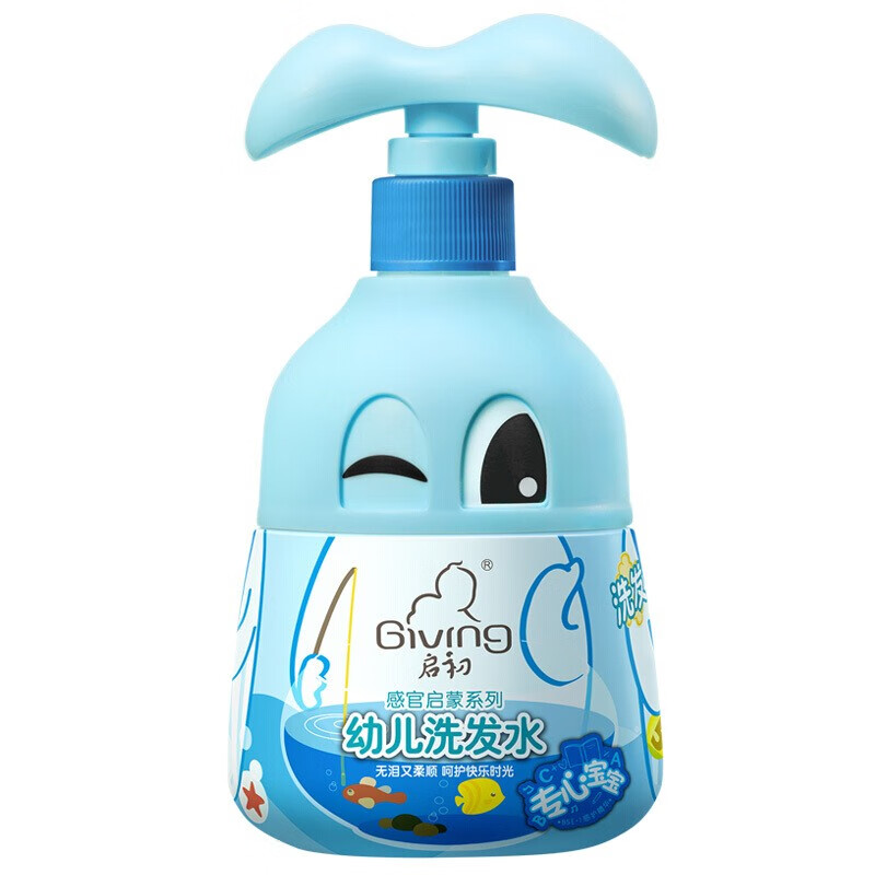 启初 GIVING幼儿洗发水沐浴露二合一(专心宝宝)280ml 易冲洗亲肤洁净 