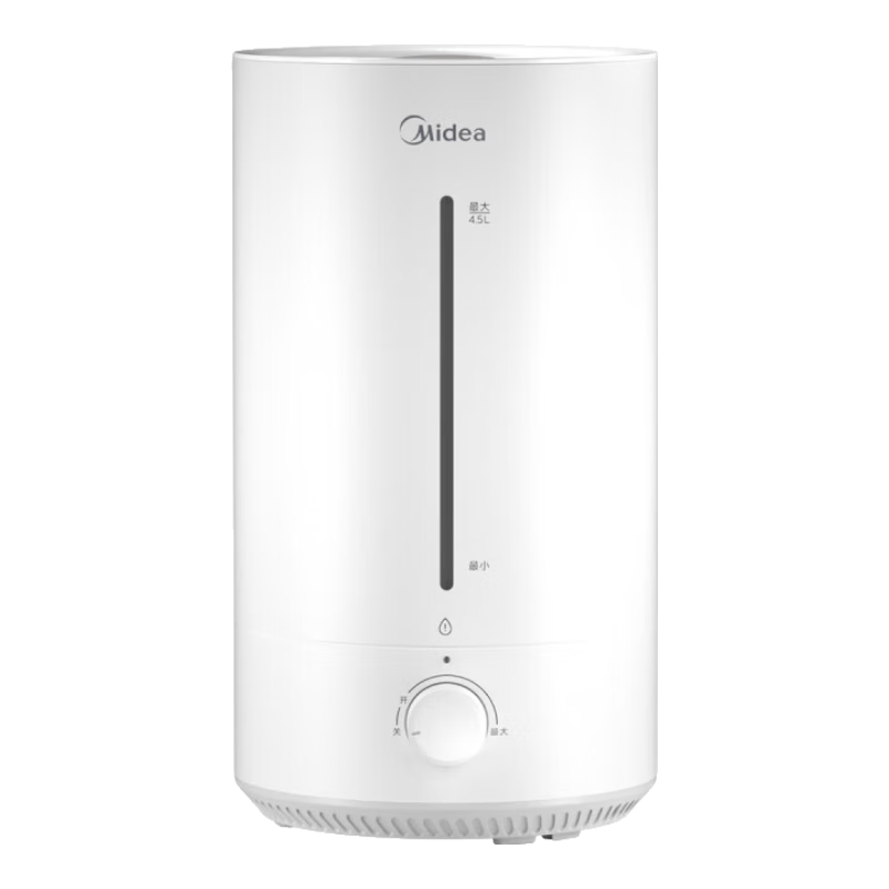美的（Midea）空气加湿器99.9%深度抑菌净化家用桌面孕妇婴儿工业喷雾器空调风扇伴侣女生礼物3VWL 【澎湃巨雾】410ml/h加湿量
