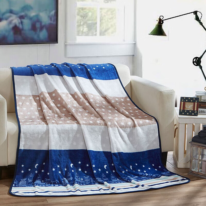 罗莱家纺  梦幻星空靠垫毯