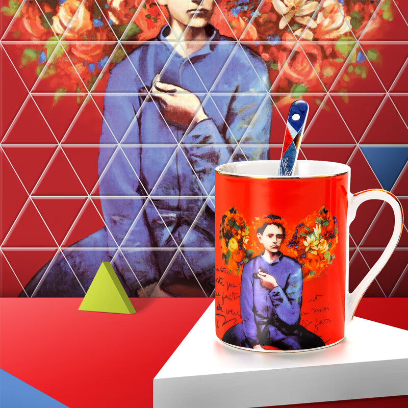 毕加索  艺术马克杯1杯1勺P20-XC02