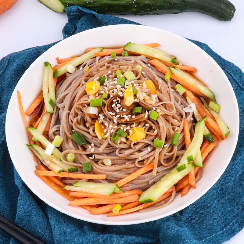 金沙河面条 西北风味荞麦挂面1kg*2袋 杂粮面 粗粮挂面 荞麦面条
