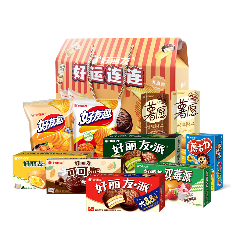 好丽友  好运连连零食礼盒1290g