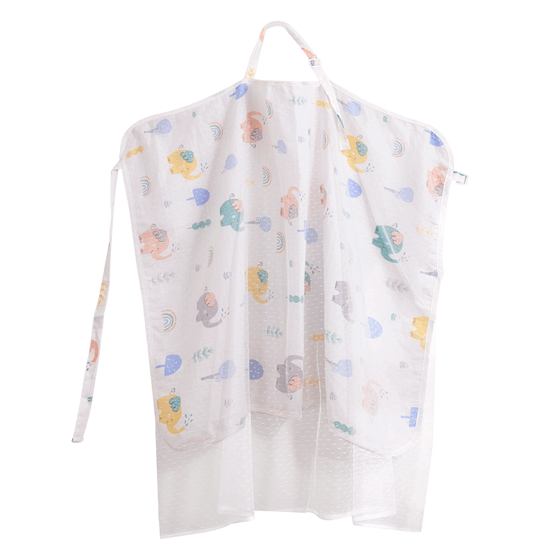 贝莱康(Balic) 哺乳巾 多功能外出哺乳巾喂奶衣 遮挡巾遮羞布 110*70cm 爱的箴言 (双层带网纱)