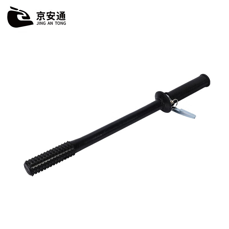 悠拓者防暴橡胶棒 防身用品PC武术齐眉应急防护棒保安器材 橡胶棍46CM