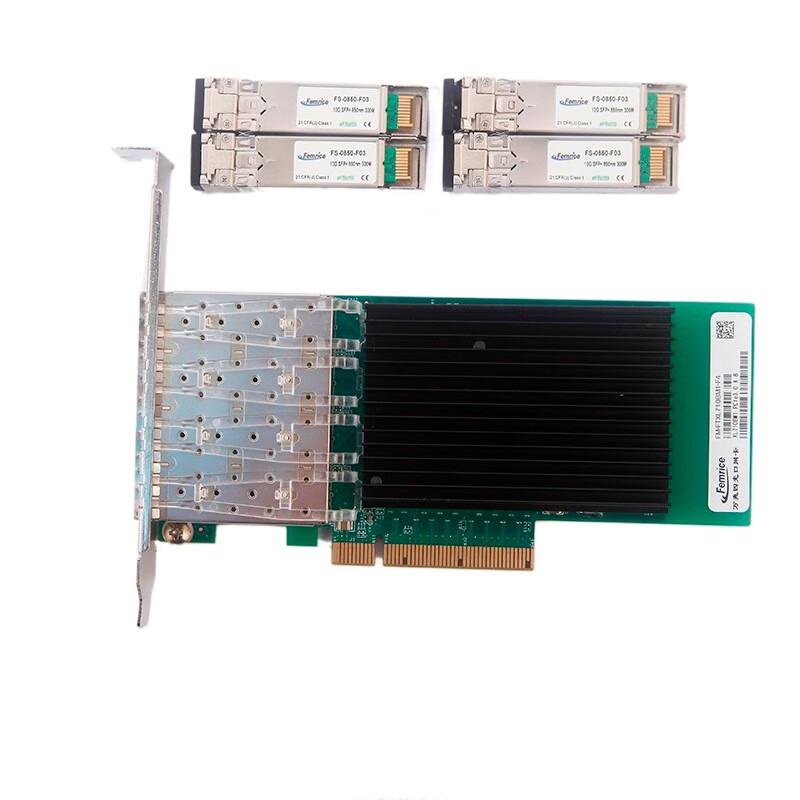 飞迈瑞克 FORMERICA Intel 82599/XL710/X710/X550芯片服务器网卡 XL710-F4四光口