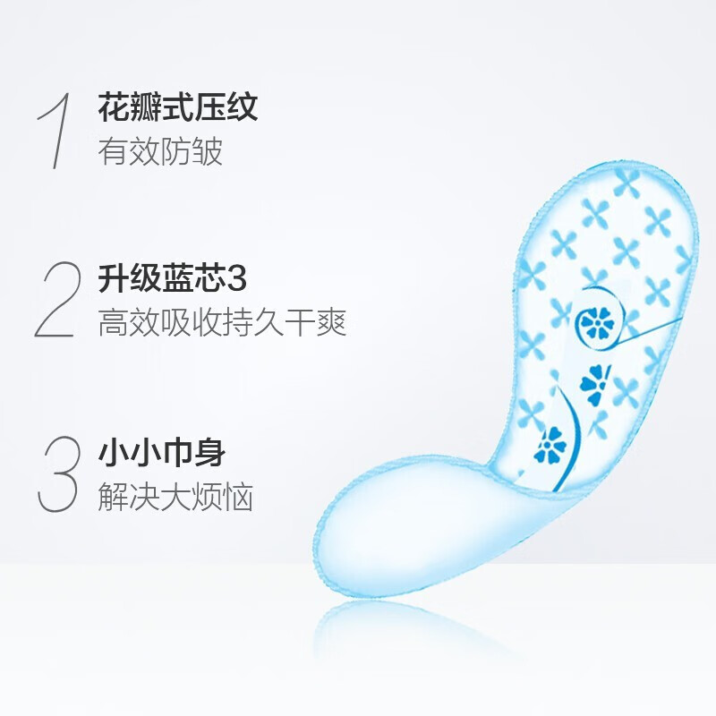 ABC日用纤薄卫生巾8片*5包+夜用纤薄卫生巾8片/包+劲吸护垫22片*2包