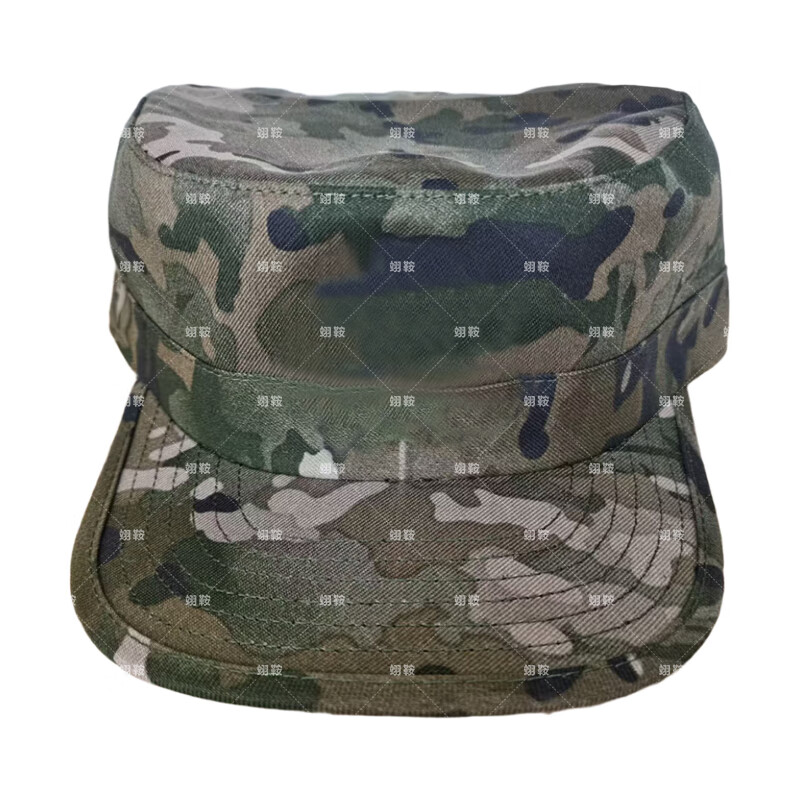 翊鞍新式迷彩帽训练帽蛙服圆边帽奔尼帽丛林荒漠作训帽渔夫帽