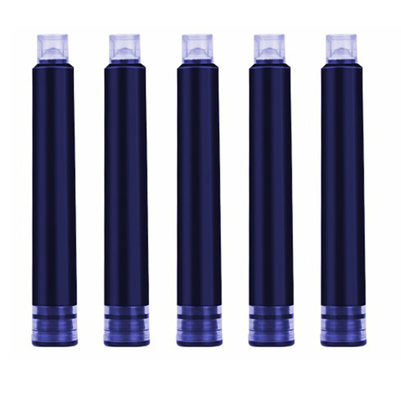 斑马牌（ZEBRA）非碳素墨囊 钢笔墨胆 小树钢笔专用替芯 约0.6ml/支 C-RF7 蓝色墨囊 10支装/1盒 蓝色墨囊