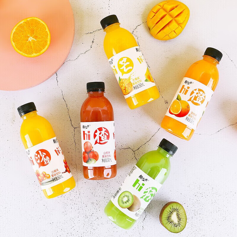 趣小馋 沙棘汁饮料360ml*12瓶 瓶装果味饮料果汁 夏季清凉饮品