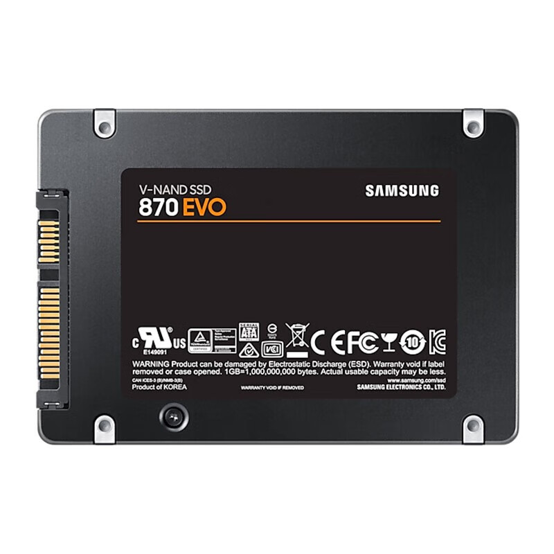 三星870 EVO固态硬盘SSD SATA 3.0接口 读速高达560MB/s 870 EVO 1T
