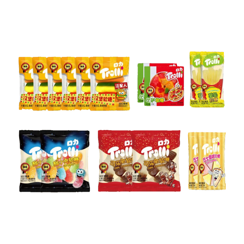 Trolli 德国口力 混装软糖大礼包 290g 儿童糖果零食 混合装290g(加量不加价）